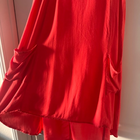 Old Navy Girls’ Classic Red Casual Summer Dress - Picture 2 of 4